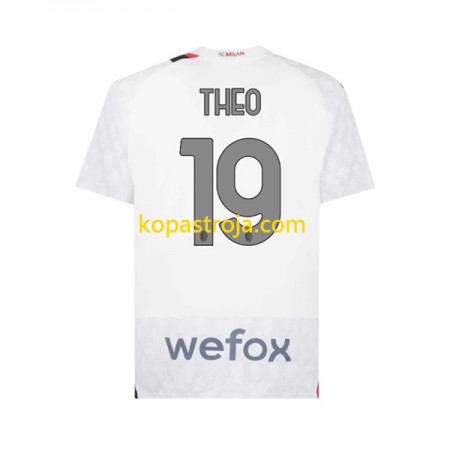 Billiga Fotbollströjor AC Milan Theo 19 Borta tröja 2023/24 Kortärmad